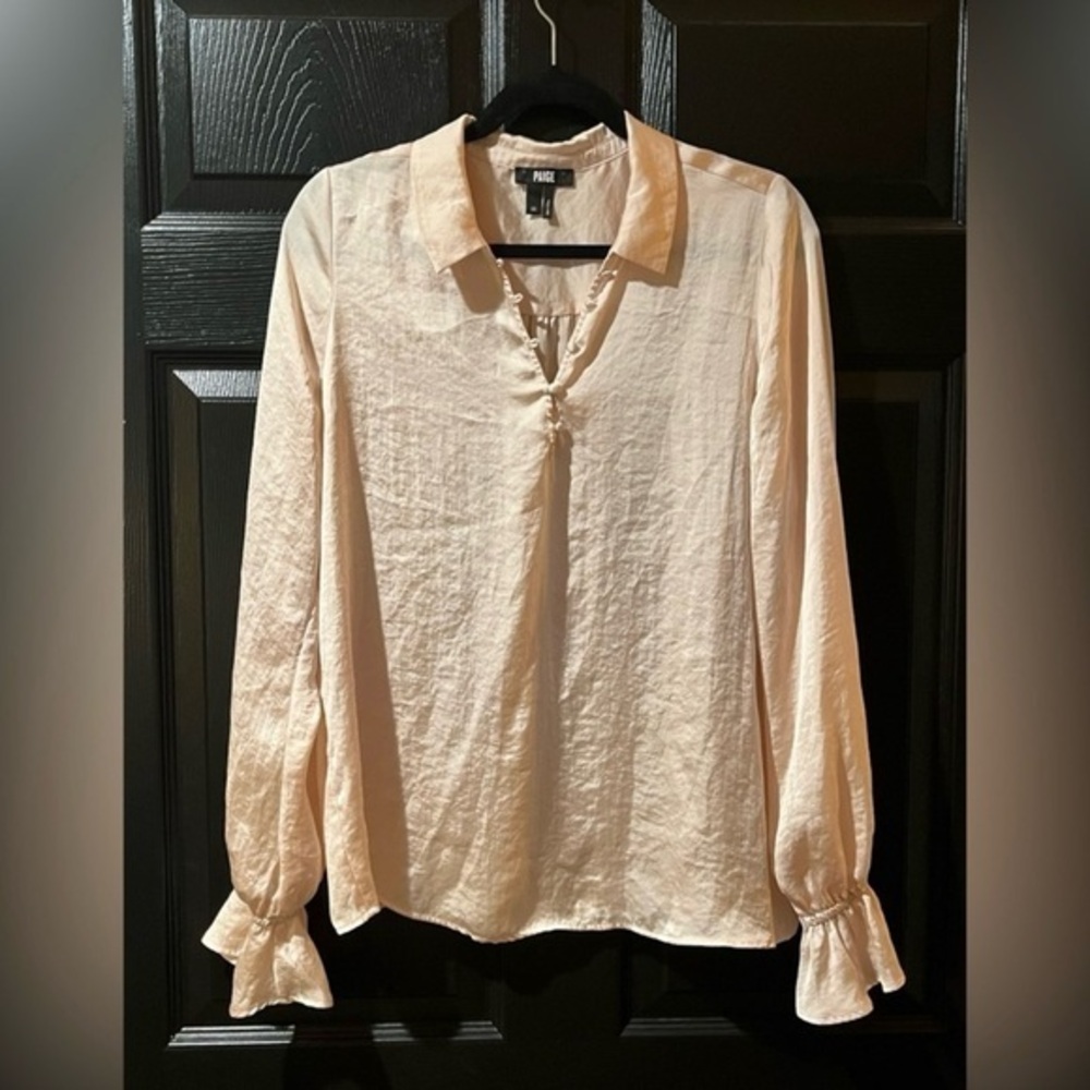 PAIGE Ruffle Cuff Blouse